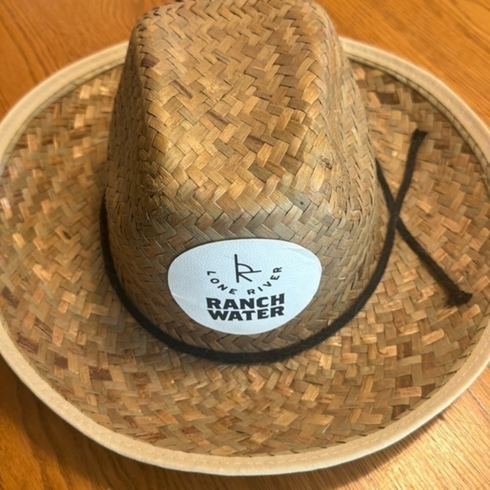 Straw Cowboy Hat - Brown